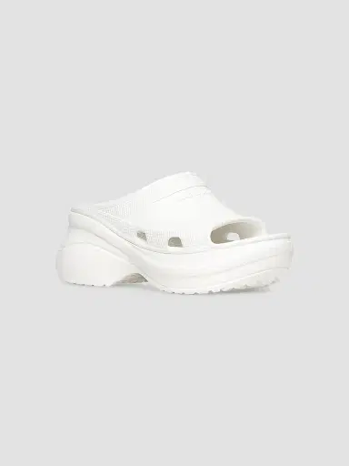 Balenciaga Women's Pool Crocs Slide Sandals - White | Thumbnail 2 Balenciaga Women's Pool Crocs Slide Sandals - White | Thumbnail 2