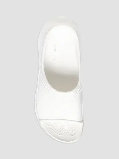 Balenciaga Women's Pool Crocs Slide Sandals - White | Thumbnail 6 Balenciaga Women's Pool Crocs Slide Sandals - White | Thumbnail 6