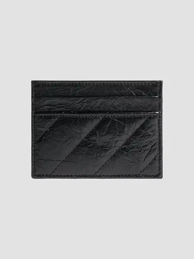 Balenciaga Women's Crush Card Holder Quilted | Thumbnail 2 Balenciaga Women's Crush Card Holder Quilted | Thumbnail 2