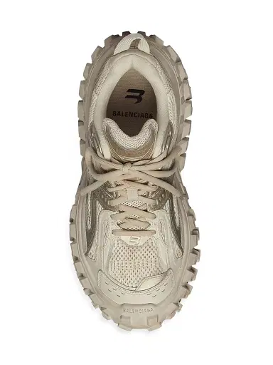 Balenciaga Women's Bouncer Sneakers - Beige | Thumbnail 2 Balenciaga Women's Bouncer Sneakers - Beige | Thumbnail 2