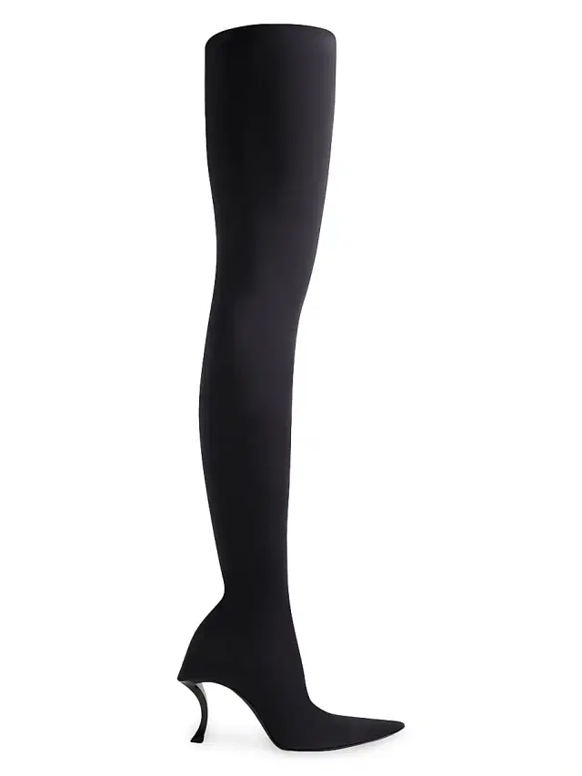 Women's Hourglass 100MM Over-The-Knee Boots - Black Women's Hourglass 100MM Over-The-Knee Boots - Black