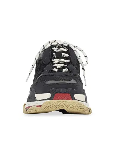Balenciaga Men's Triple S Sneaker - Black Red | Thumbnail 2 Balenciaga Men's Triple S Sneaker - Black Red | Thumbnail 2