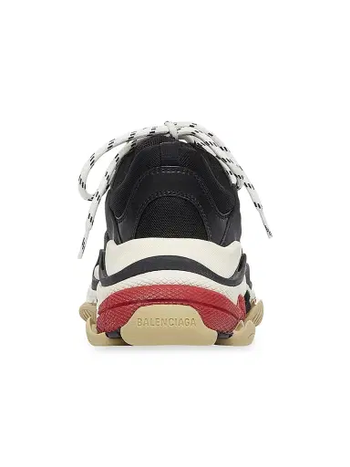 Balenciaga Men's Triple S Sneaker - Black Red | Thumbnail 3 Balenciaga Men's Triple S Sneaker - Black Red | Thumbnail 3
