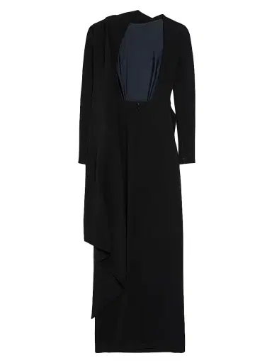 Balenciaga Women's Cape Gown - Black | Thumbnail 2 Balenciaga Women's Cape Gown - Black | Thumbnail 2