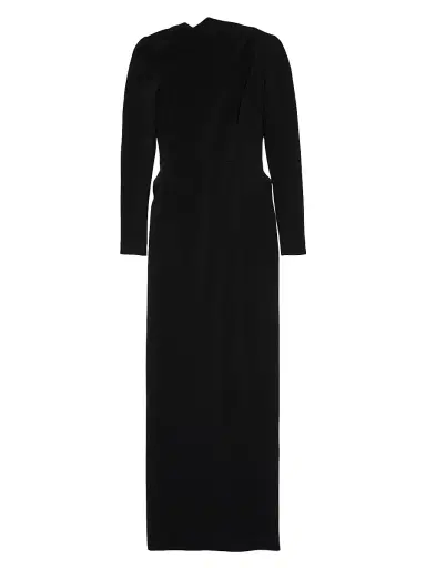 Balenciaga Women's Cape Gown - Black | Thumbnail 1 Balenciaga Women's Cape Gown - Black | Thumbnail 1