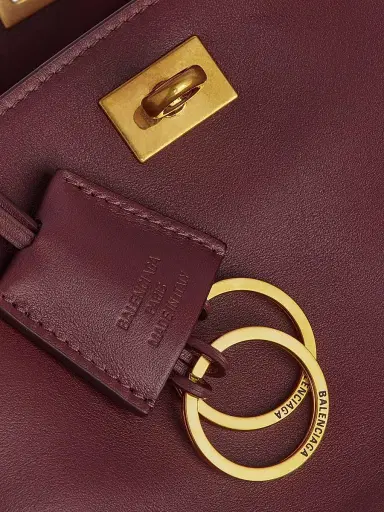 Balenciaga Women's Rodeo Mini Top Handle Bag - Dark Burgundy | Thumbnail 6 Balenciaga Women's Rodeo Mini Top Handle Bag - Dark Burgundy | Thumbnail 6
