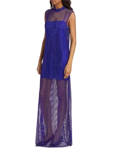 Stella McCartney Women's Hotfix Rhinestone Gown | Thumbnail 2 Stella McCartney Women's Hotfix Rhinestone Gown | Thumbnail 2