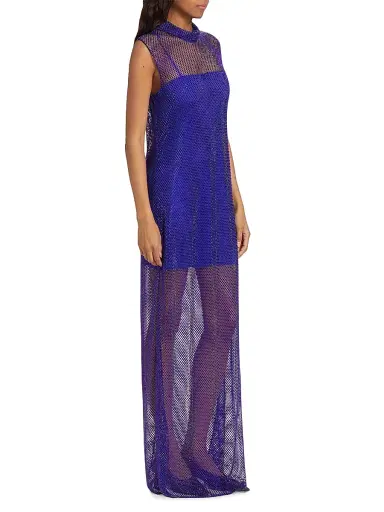 Stella McCartney Women's Hotfix Rhinestone Gown | Thumbnail 4 Stella McCartney Women's Hotfix Rhinestone Gown | Thumbnail 4