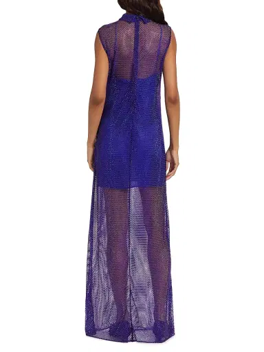 Stella McCartney Women's Hotfix Rhinestone Gown | Thumbnail 5 Stella McCartney Women's Hotfix Rhinestone Gown | Thumbnail 5