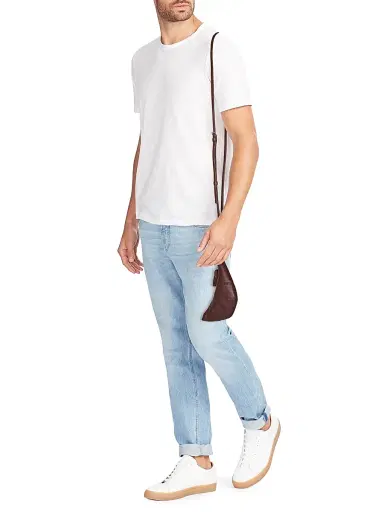Lemaire Men's Croissant Leather Crossbody | Thumbnail 2 Lemaire Men's Croissant Leather Crossbody | Thumbnail 2