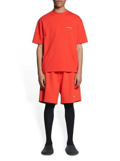 Balenciaga Men's T-shirt Regular Fit - Cream | Thumbnail 2 Balenciaga Men's T-shirt Regular Fit - Cream | Thumbnail 2