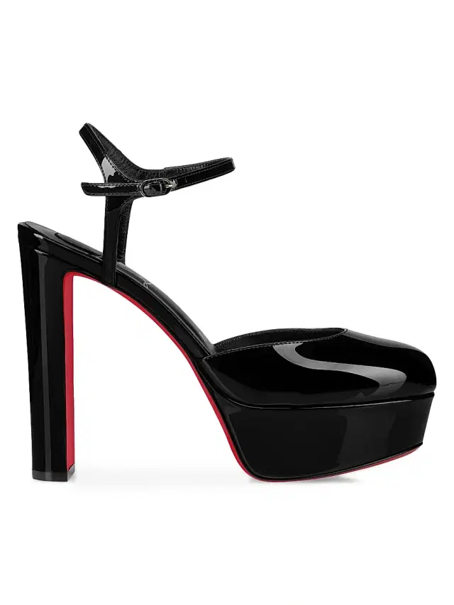 Women's Loo Patent Leather 130MM Pumps - Black Women's Loo Patent Leather 130MM Pumps - Black