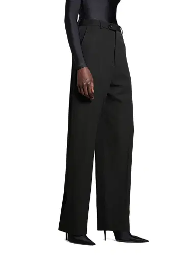 Balenciaga Women's Baggy Tailored Pants - Black | Thumbnail 6 Balenciaga Women's Baggy Tailored Pants - Black | Thumbnail 6