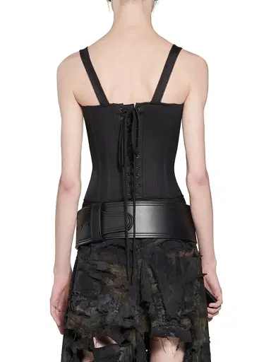 Balenciaga Women's Tank Top Corset - Black | Thumbnail 6 Balenciaga Women's Tank Top Corset - Black | Thumbnail 6