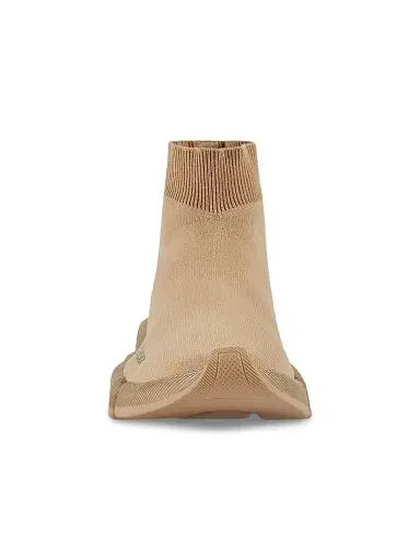 Balenciaga Women's Speed 2.0 Recycled Knit Sneakers - Beige | Thumbnail 4 Balenciaga Women's Speed 2.0 Recycled Knit Sneakers - Beige | Thumbnail 4