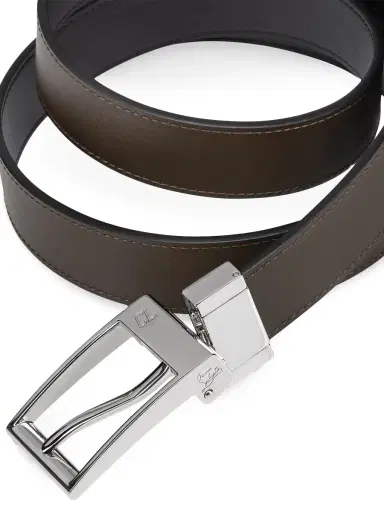 Christian Louboutin Men's Bizz Belt - Black | Thumbnail 3 Christian Louboutin Men's Bizz Belt - Black | Thumbnail 3