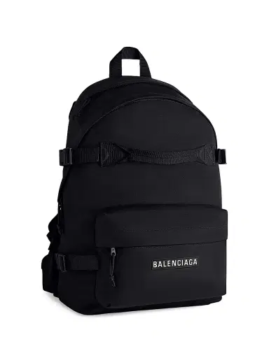 Balenciaga Men's Skiwear Ski Backpack - Black | Thumbnail 4 Balenciaga Men's Skiwear Ski Backpack - Black | Thumbnail 4