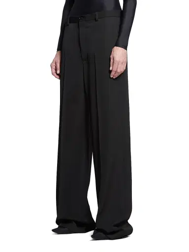 Balenciaga Men's Regular Fit Tailored Pants - Black - Size XXS | Thumbnail 6 Balenciaga Men's Regular Fit Tailored Pants - Black - Size XXS | Thumbnail 6