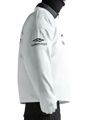 Balenciaga Men's Skiwear - 3B Sports Icon Ski Long Sleeve T-Shirt Large Fit - White | Thumbnail 7 Balenciaga Men's Skiwear - 3B Sports Icon Ski Long Sleeve T-Shirt Large Fit - White | Thumbnail 7