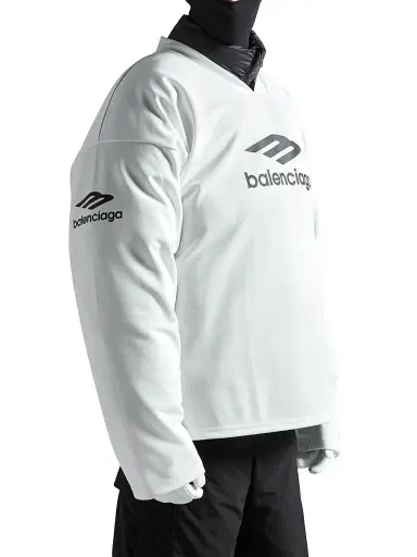 Balenciaga Men's Skiwear - 3B Sports Icon Ski Long Sleeve T-Shirt Large Fit - White | Thumbnail 8 Balenciaga Men's Skiwear - 3B Sports Icon Ski Long Sleeve T-Shirt Large Fit - White | Thumbnail 8
