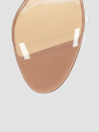 Christian Louboutin Women's Just Nothing 85MM Patent Leather Mules - Blush - Size 12 | Thumbnail 4 Christian Louboutin Women's Just Nothing 85MM Patent Leather Mules - Blush - Size 12 | Thumbnail 4