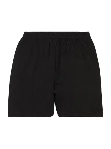 Balenciaga Men's Political Campaign Sweat Shorts - Black White | Thumbnail 3 Balenciaga Men's Political Campaign Sweat Shorts - Black White | Thumbnail 3
