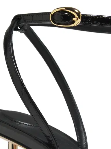 Jacquemus Women's Regalo 75MM Leather Sandals - Black | Thumbnail 5 Jacquemus Women's Regalo 75MM Leather Sandals - Black | Thumbnail 5
