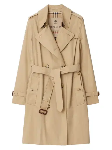 Burberry Women's Kensington Double-Breasted Trench Coat - Honey - Size 16 | Thumbnail 1 Burberry Women's Kensington Double-Breasted Trench Coat - Honey - Size 16 | Thumbnail 1