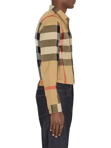 Burberry Men's Summerton Check Shirt - Archive Beige Check - Size XXL | Thumbnail 4 Burberry Men's Summerton Check Shirt - Archive Beige Check - Size XXL | Thumbnail 4