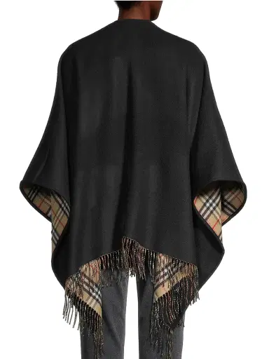Burberry Women's Reversible Wool Cape | Thumbnail 5 Burberry Women's Reversible Wool Cape | Thumbnail 5