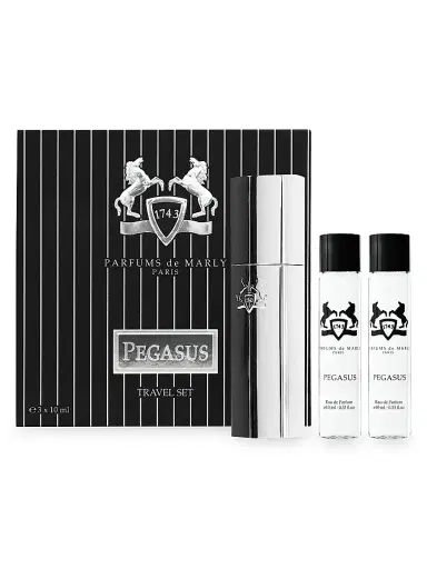 Parfums de Marly Men's 3-Piece Pegasus Eau de Parfum Travel Set | Thumbnail 1 Parfums de Marly Men's 3-Piece Pegasus Eau de Parfum Travel Set | Thumbnail 1