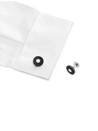 Montblanc Men's PIX Black Cuff Links | Thumbnail 3 Montblanc Men's PIX Black Cuff Links | Thumbnail 3