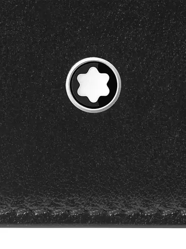 Montblanc Men's Meisterstück Leather Card Holder - Black | Thumbnail 4 Montblanc Men's Meisterstück Leather Card Holder - Black | Thumbnail 4