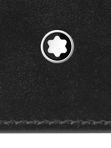 Montblanc Men's Meisterstück Leather Bifold Wallet - Black | Thumbnail 4 Montblanc Men's Meisterstück Leather Bifold Wallet - Black | Thumbnail 4