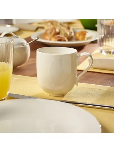 Villeroy & Boch New Cottage Basic Mug - White | Thumbnail 2 Villeroy & Boch New Cottage Basic Mug - White | Thumbnail 2
