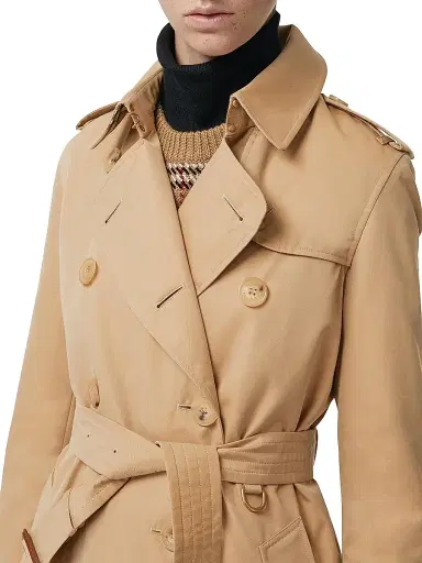 Burberry Women's Long Kensington Heritage Trench Coat - Honey | Thumbnail 5 Burberry Women's Long Kensington Heritage Trench Coat - Honey | Thumbnail 5