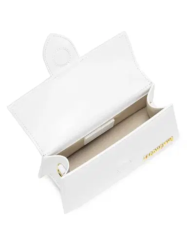 Jacquemus Women's Le Bambino Leather Top-Handle Bag - White | Thumbnail 3 Jacquemus Women's Le Bambino Leather Top-Handle Bag - White | Thumbnail 3