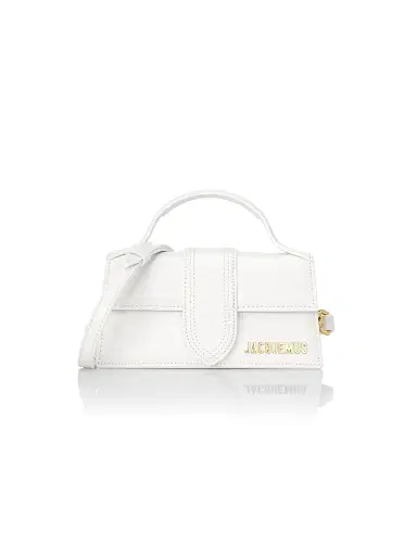 Jacquemus Women's Le Bambino Leather Top-Handle Bag - White | Thumbnail 1 Jacquemus Women's Le Bambino Leather Top-Handle Bag - White | Thumbnail 1