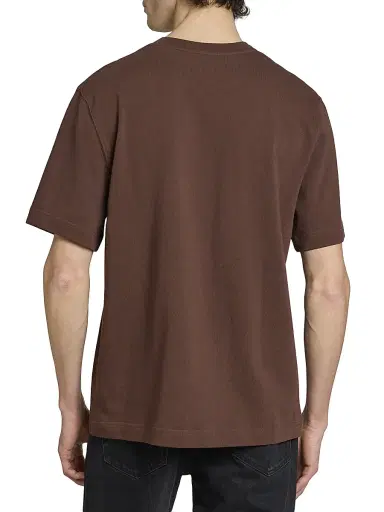 Jacquemus Men's The Gros Grain Crewneck T-Shirt - Dark Brown | Thumbnail 5 Jacquemus Men's The Gros Grain Crewneck T-Shirt - Dark Brown | Thumbnail 5
