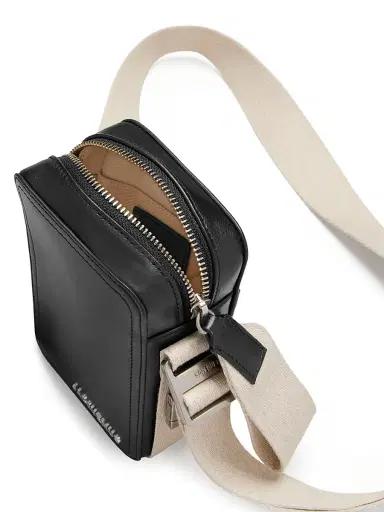 Jacquemus Men's Le Cuerda Leather Vertical Crossbody Bag - Black | Thumbnail 2 Jacquemus Men's Le Cuerda Leather Vertical Crossbody Bag - Black | Thumbnail 2