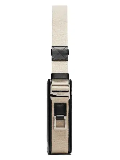 Jacquemus Men's Le Cuerda Leather Vertical Crossbody Bag - Black | Thumbnail 3 Jacquemus Men's Le Cuerda Leather Vertical Crossbody Bag - Black | Thumbnail 3