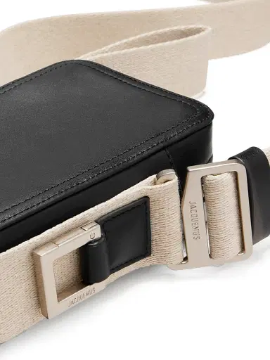 Jacquemus Men's Le Cuerda Leather Vertical Crossbody Bag - Black | Thumbnail 5 Jacquemus Men's Le Cuerda Leather Vertical Crossbody Bag - Black | Thumbnail 5