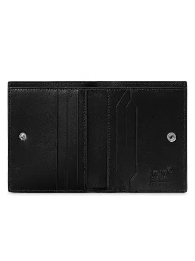 Montblanc Men's Meisterstück Compact Wallet - Black | Thumbnail 2 Montblanc Men's Meisterstück Compact Wallet - Black | Thumbnail 2