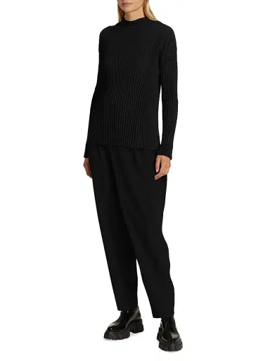 Issey Miyake Women's Spongy Long-Sleeve Top | Thumbnail 2 Issey Miyake Women's Spongy Long-Sleeve Top | Thumbnail 2