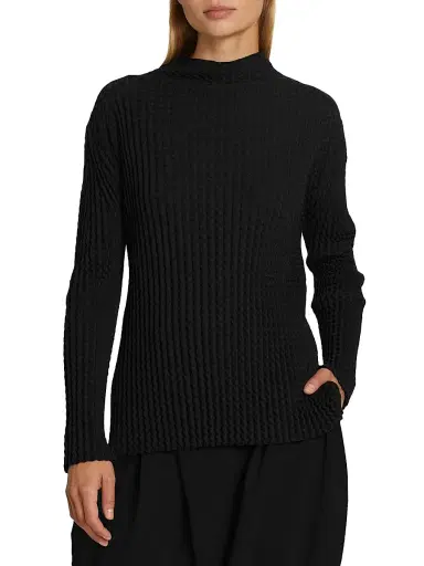 Issey Miyake Women's Spongy Long-Sleeve Top | Thumbnail 3 Issey Miyake Women's Spongy Long-Sleeve Top | Thumbnail 3