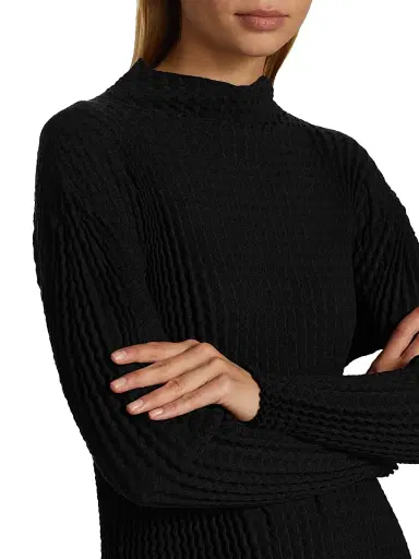 Issey Miyake Women's Spongy Long-Sleeve Top | Thumbnail 6 Issey Miyake Women's Spongy Long-Sleeve Top | Thumbnail 6