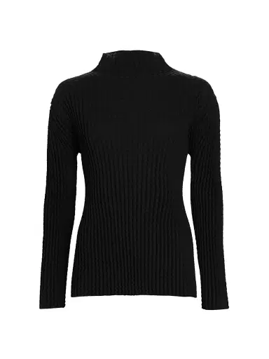 Issey Miyake Women's Spongy Long-Sleeve Top | Thumbnail 1 Issey Miyake Women's Spongy Long-Sleeve Top | Thumbnail 1