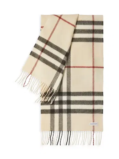 Burberry Women's Check Cashmere Scarf | Thumbnail 3 Burberry Women's Check Cashmere Scarf | Thumbnail 3