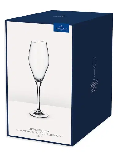Villeroy & Boch Champagne Flute, Set 4 - Clear | Thumbnail 8 Villeroy & Boch Champagne Flute, Set 4 - Clear | Thumbnail 8