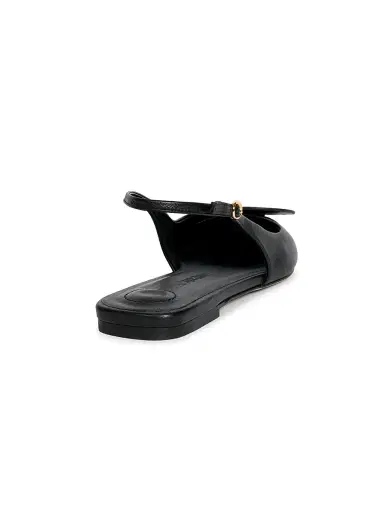 Jacquemus Women's Les Slingbacks Leather Flats - Black | Thumbnail 3 Jacquemus Women's Les Slingbacks Leather Flats - Black | Thumbnail 3
